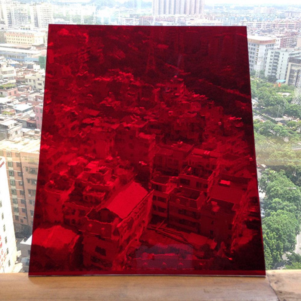 400mmx500mm 中国风满洲窗套色玻璃